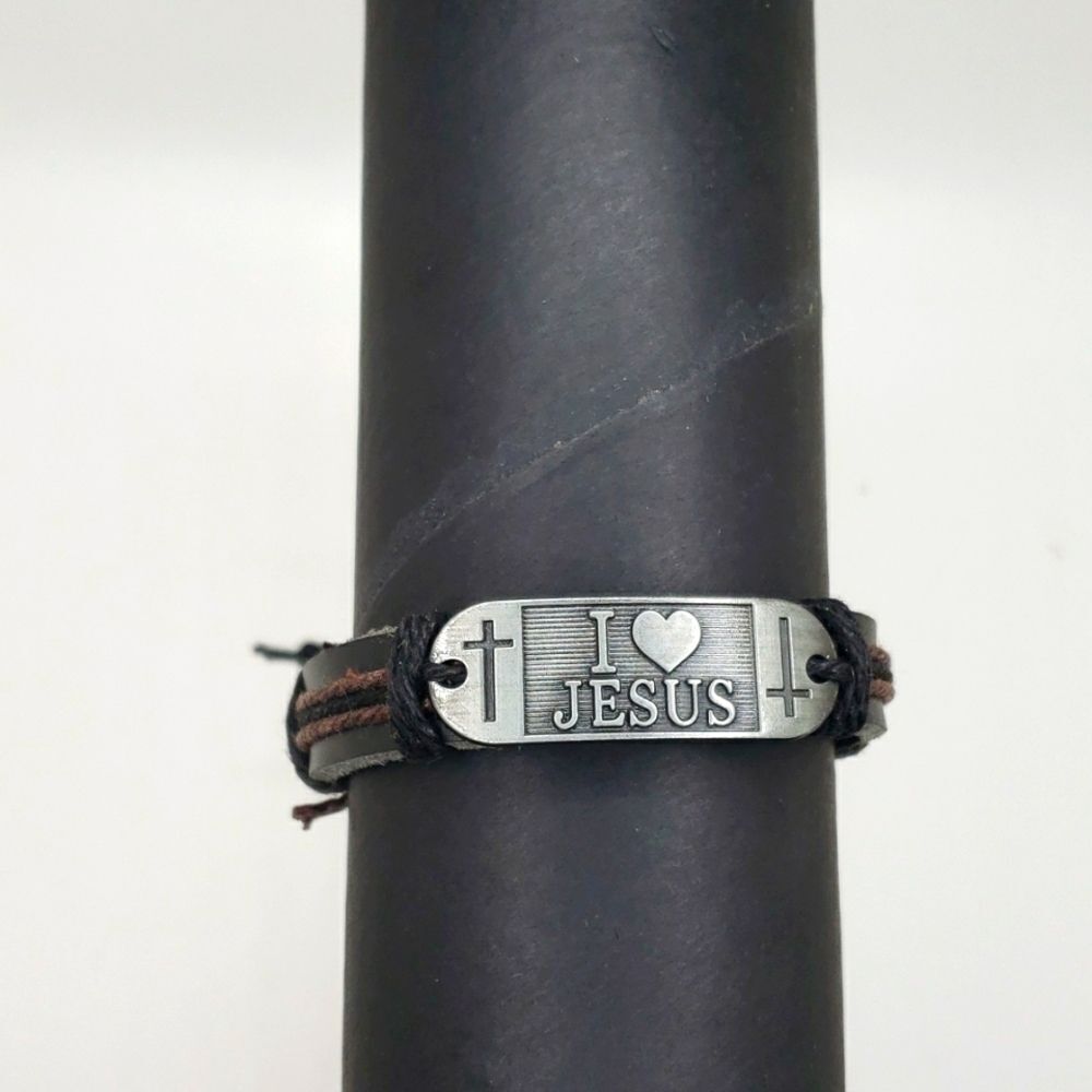 I love Jesus Adjustable bracelet